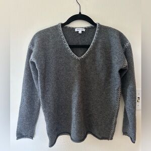 Johnny Was Cashmere V-Neck Sweater